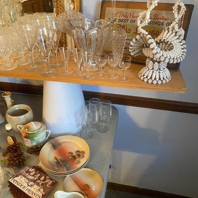 Lot 4: Ornate Mirror & More