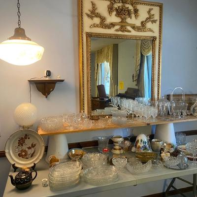 Lot 4: Ornate Mirror & More
