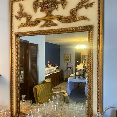 Lot 4: Ornate Mirror & More