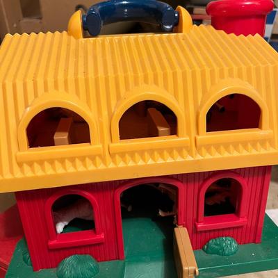 Vintage Kids Toys Lot - Snoopy, Barney, Elmo