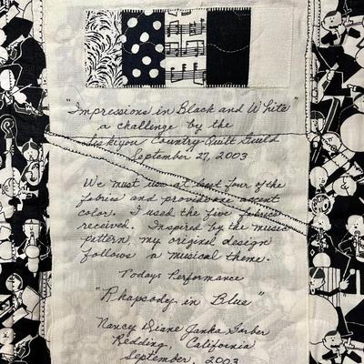 Quilt: Impressions in Black and White