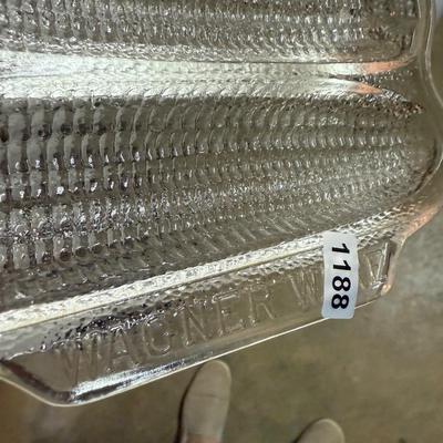 Wagner ware depression glass corn tray