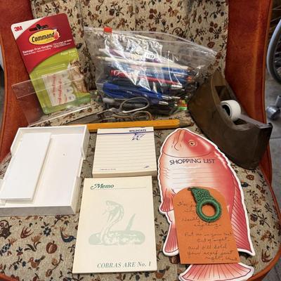 Notepads & pens