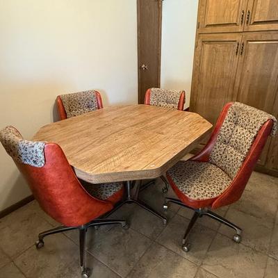 Table and 4 chairs