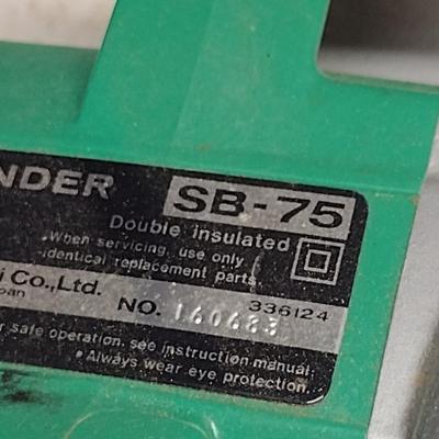 Hitachi Belt Sander- Model SB-75- In Working Condition