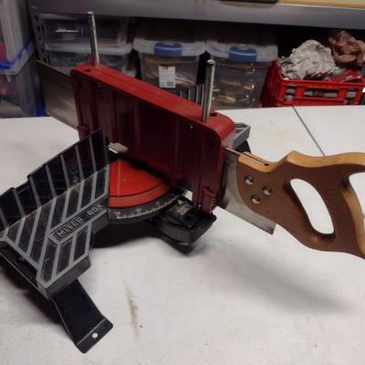 Miter Box with Saw