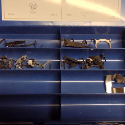 Raybestos Metal Storage Boxes with Contents (Choice A)