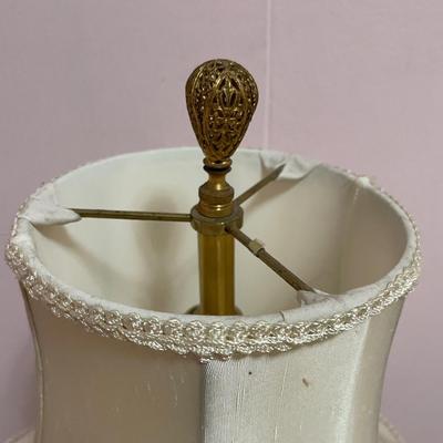 Vintage Acryllic Base Lamp with Shade