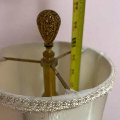 Vintage Acryllic Base Lamp with Shade