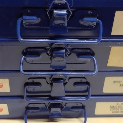 Raybestos Metal Storage Boxes with Contents (Choice C)