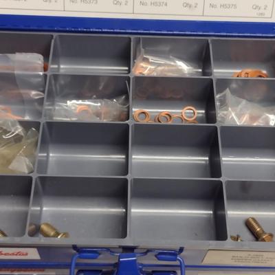 Raybestos Metal Storage Boxes with Contents (Choice C)