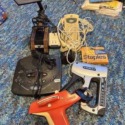 Stapler & label maker