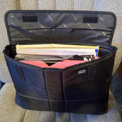 Paper/samsonite bag