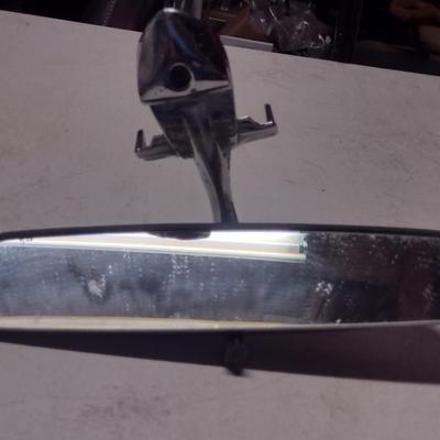 Vintage Chrome Rear View Mirror