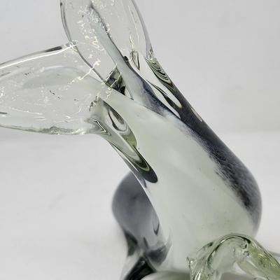 HD Designs 9" Art Glass Shark Sculpture