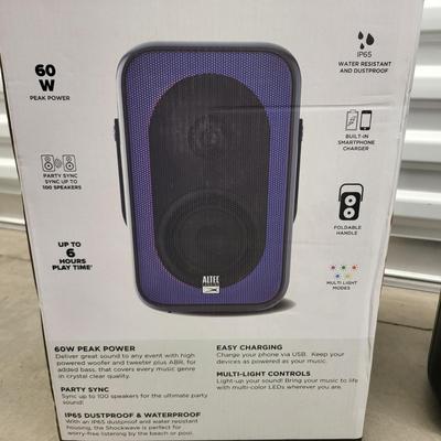 Altec Lansing Shockwave Wireless Lighting Effects Party Speaker