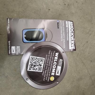 Altec Lansing Shockwave Wireless Lighting Effects Party Speaker