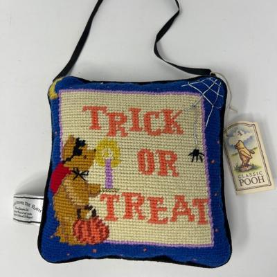 Classic Pooh Trick or Treat Door Hanger Pillow