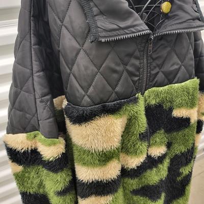 NWT Two LuLaRoe Camo & Animal Print Fleece Pullovers 3XL