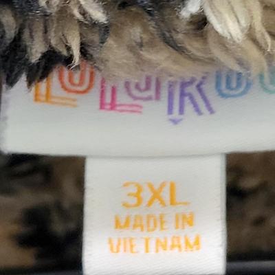 NWT Two LuLaRoe Camo & Animal Print Fleece Pullovers 3XL