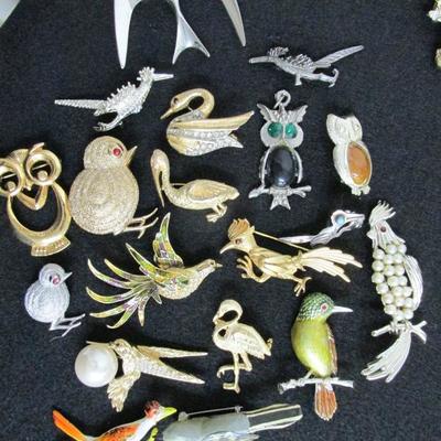 Assorted Animal Brooches - Pins - Pendants