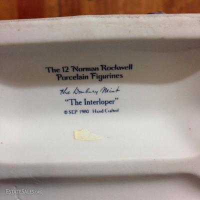 Norman Rockwell "The Interloper" Porcelain Figurine