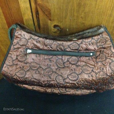 Brown Muff Purse