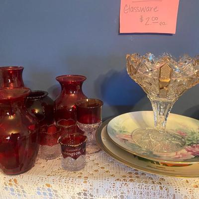 Lot 10: Front Room Glassware Collection