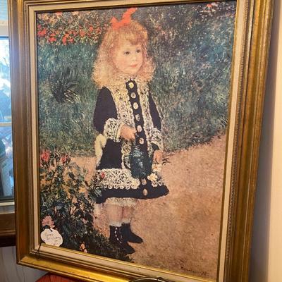 Lot 13: Office / Art, Vintage clock & More