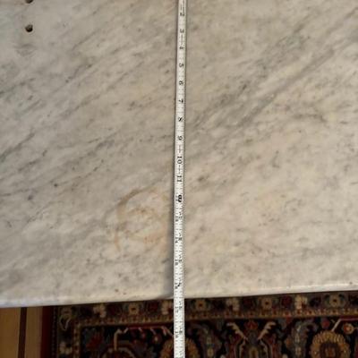 Lot 50 - Small Marble Top Cabinet