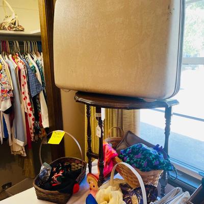 Lot 17: Vintage Clothing, Rug, Chair & More (Front Room & Closet)