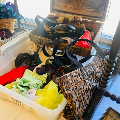 Lot 17: Vintage Clothing, Rug, Chair & More (Front Room & Closet)