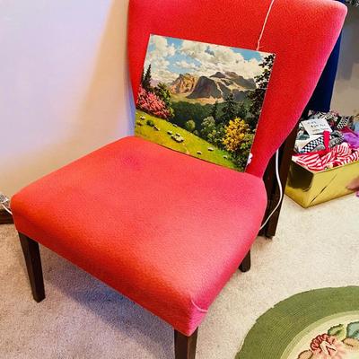 Lot 17: Vintage Clothing, Rug, Chair & More (Front Room & Closet)