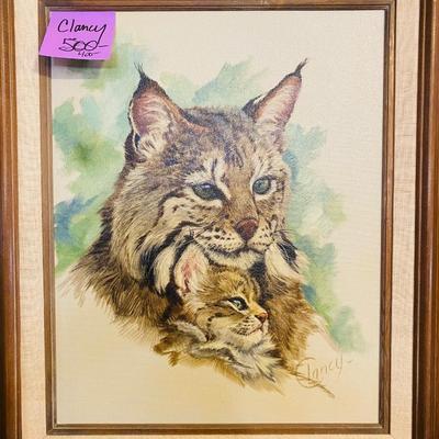 Lot 19: Clancy Art Painting (orig $1,200)