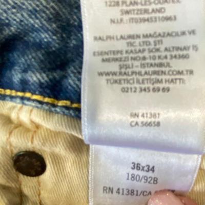 Polo Ralph Lauren jeans. The varick slim straight. 36 x 34