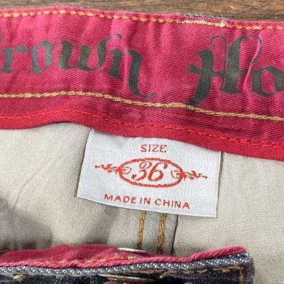Crown Holder dark gray jeans - size 36