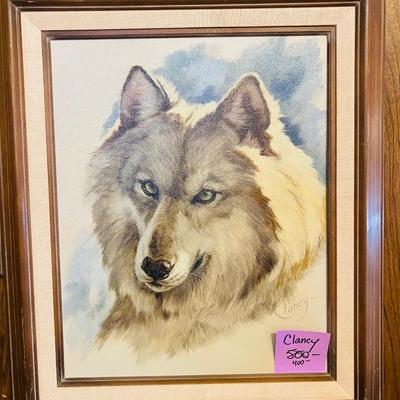 Lot 20: Clancy Art Painting (orig $1,200)