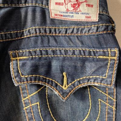 True Religion brand jeans. Boot cut. Size 36
