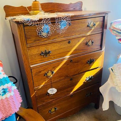 Lot 26: More Linens, Cabinet, Rug & More