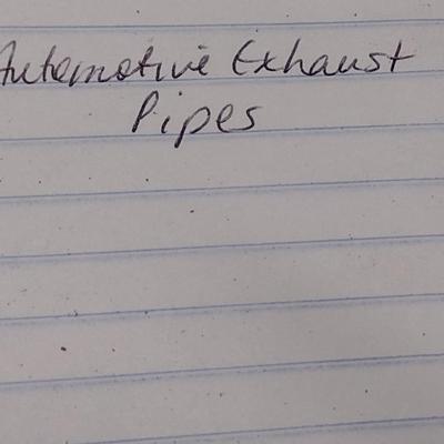 Automotive Exhaust Pipes (#34)