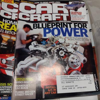 Collection of Car Craft and Hot Rod Magazines