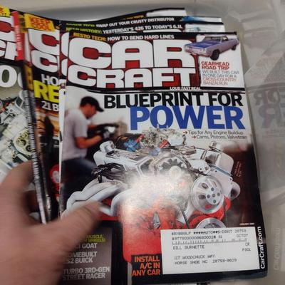 Collection of Car Craft and Hot Rod Magazines