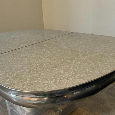 Vintage metal kitchen table