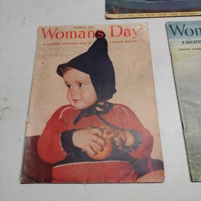 Vintage Woman's Day Magazines (1939-1940)