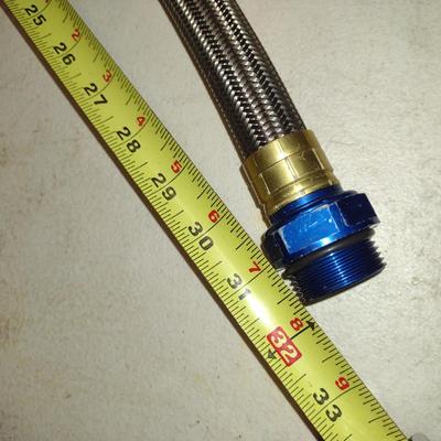 Braided Automotive Pressure Hose- Assorted Lengths and Fittings (#36)