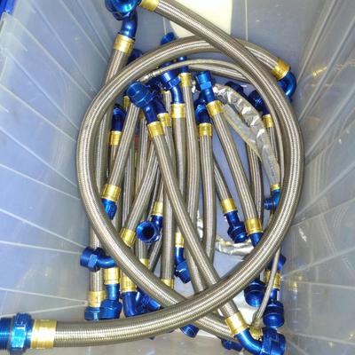 Braided Automotive Pressure Hose- Assorted Lengths and Fittings (#36)