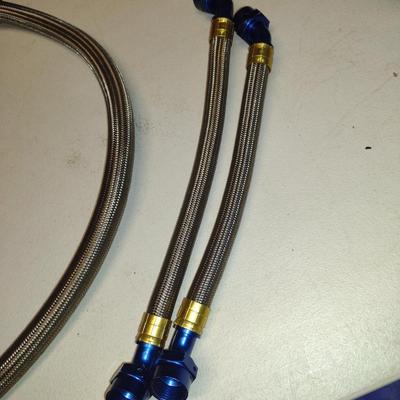 Braided Automotive Pressure Hose- Assorted Lengths and Fittings (#36)
