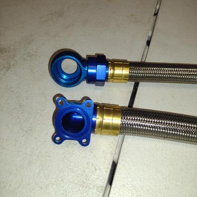 Braided Automotive Pressure Hose- Assorted Lengths and Fittings (#38)