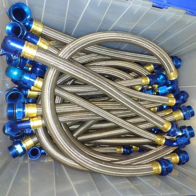 Braided Automotive Pressure Hose- Assorted Lengths and Fittings (#38)