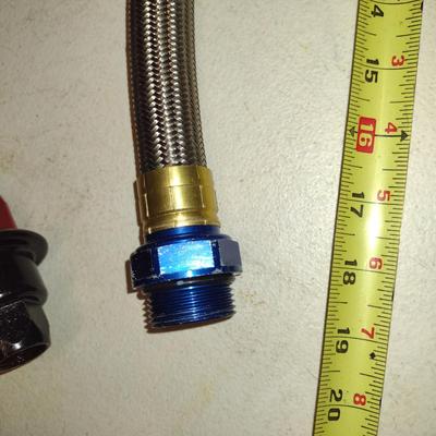 Braided Automotive Pressure Hose- Assorted Lengths and Fittings (#39)